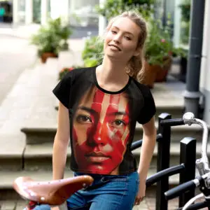 Private: MMIWG All-Over Print Crop Tee