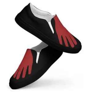 Private: Red Hand Women’s slip-on canvas shoes
